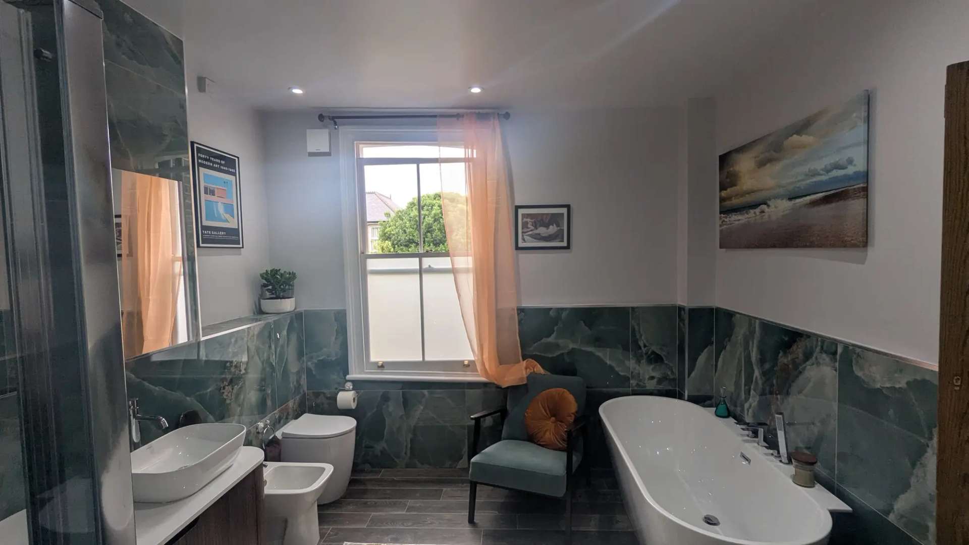 Green Onyx Bathroom Renovation in East Dulwich